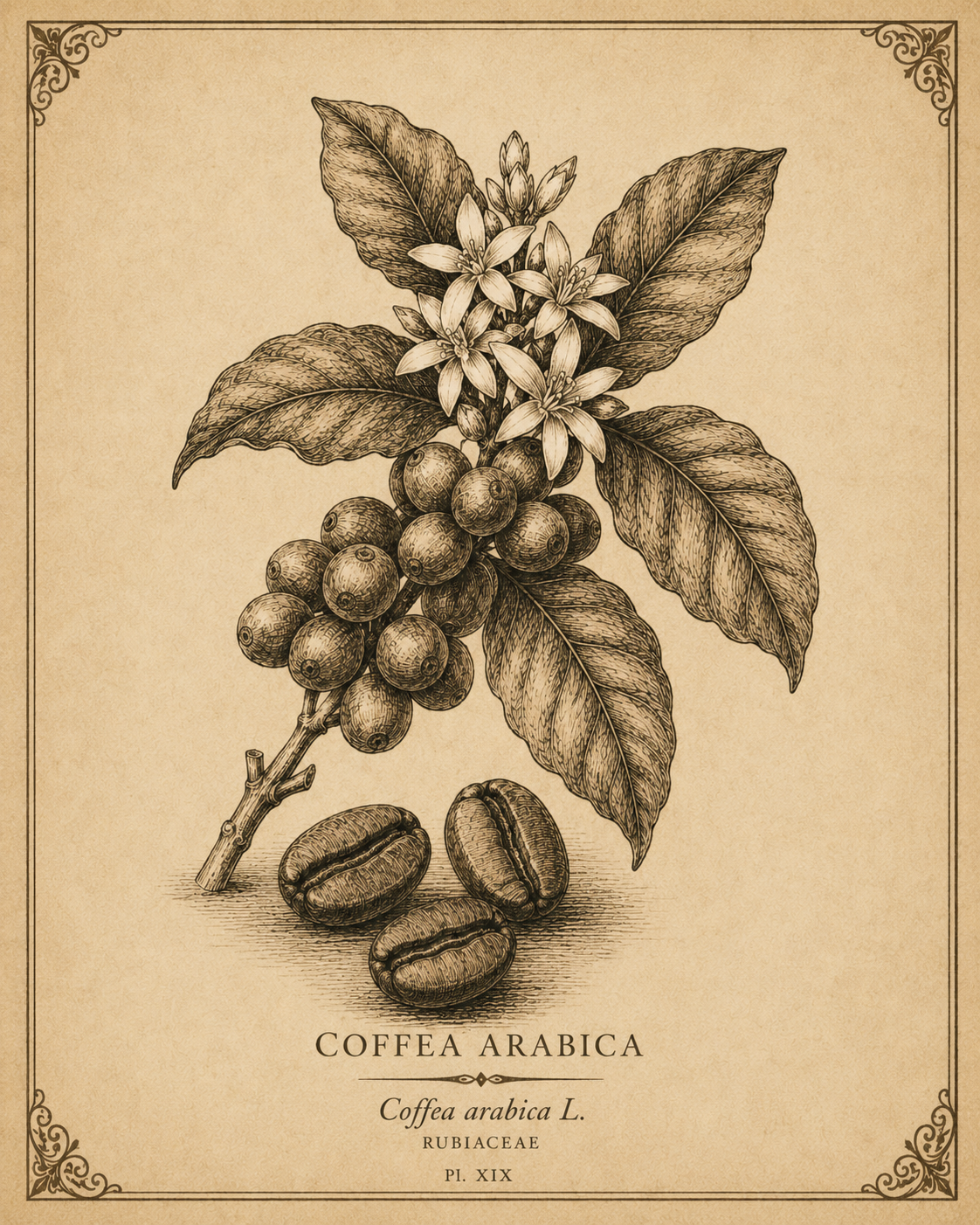 Crescent Rose Coffee Bean, Batch 027