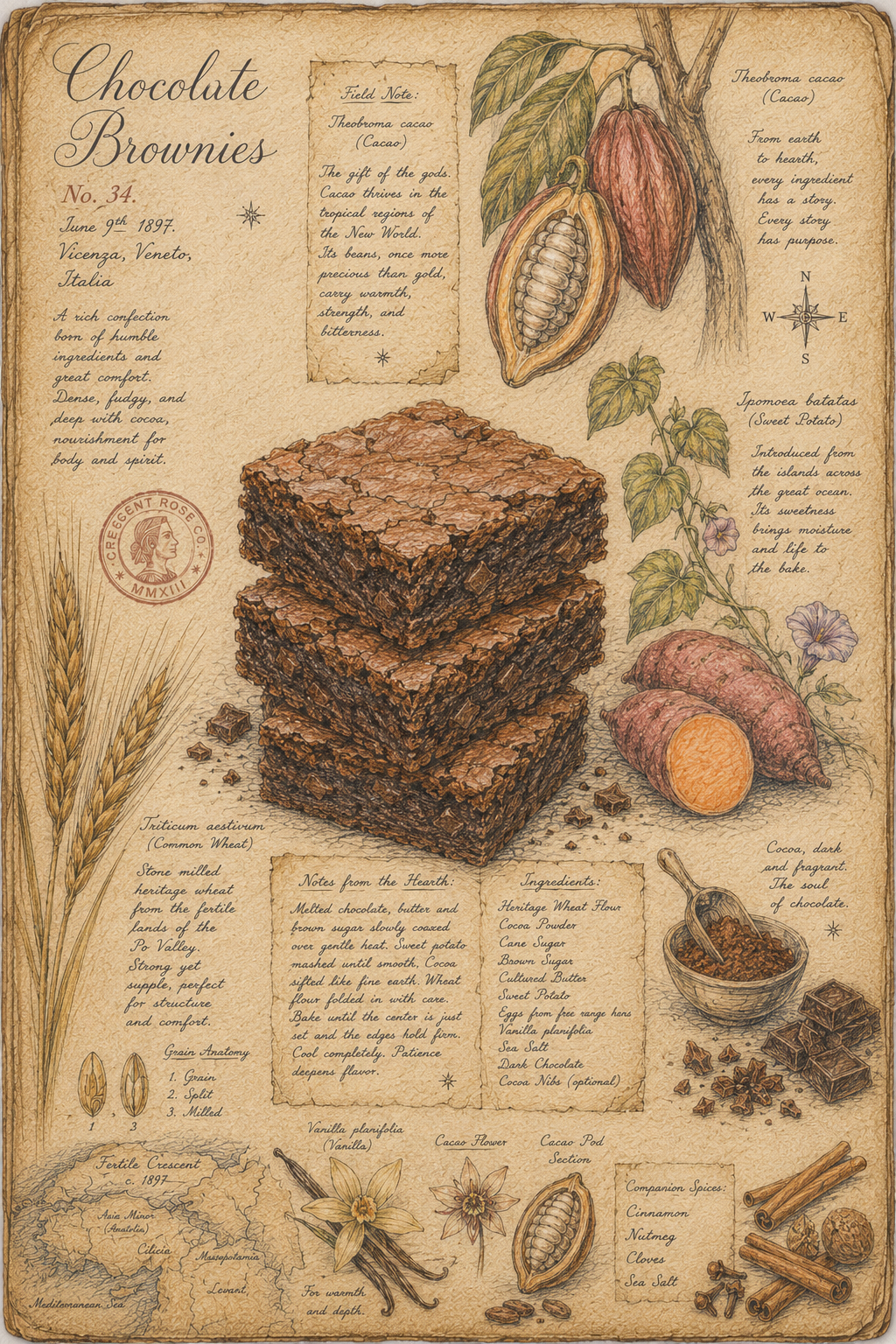 Chocolate Brownies field notes