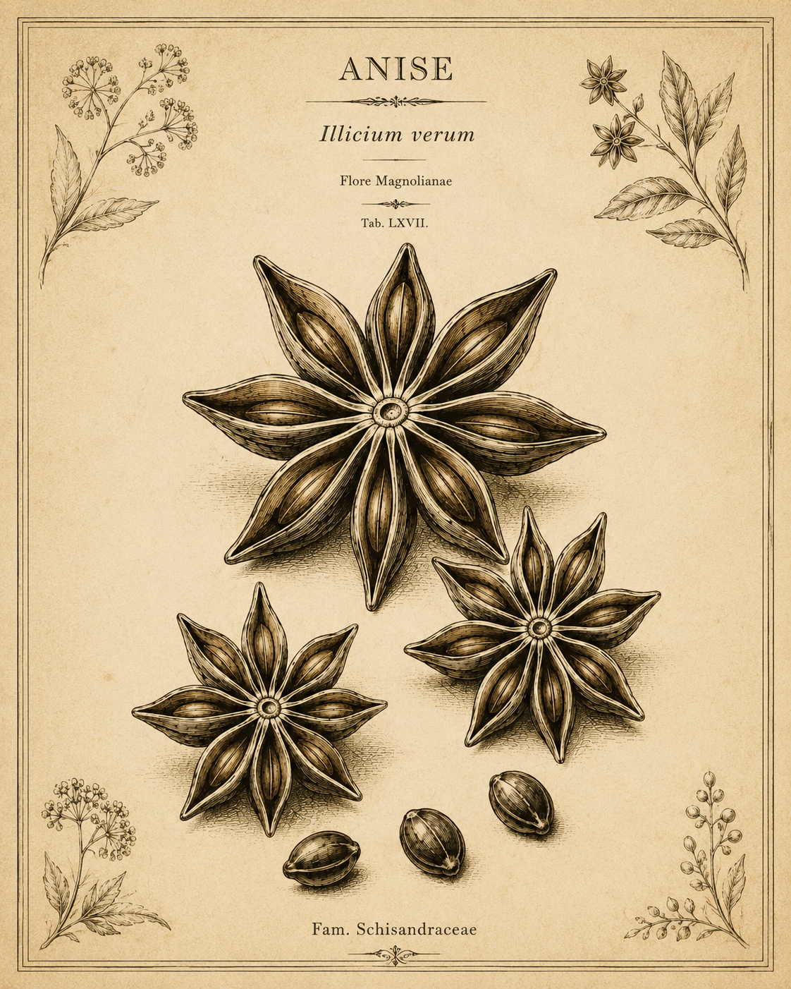 Crescent Rose Star of Cathay, Star Anise, Batch 021